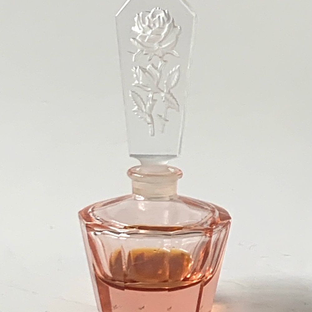 Vintage Art Deco crystal  perfume bottle